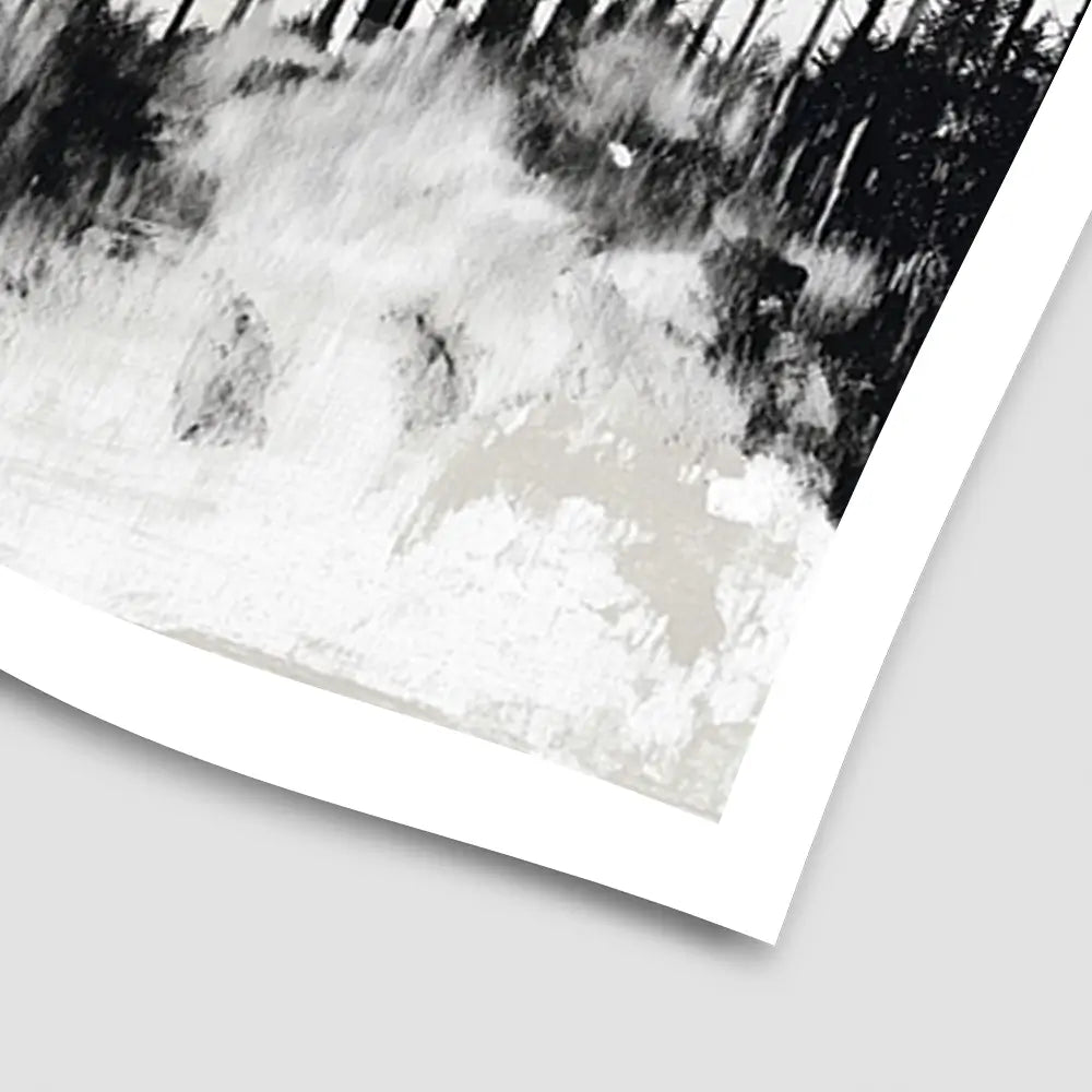 Misty Pine Ridge Art Print Misty Pine Ridge Art Print wall art product Chromatic Storm Studio