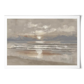 Misty Sunrise Drift Art Print Misty Sunrise Drift Art Print wall art product Chromatic Storm Studio
