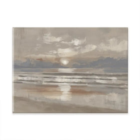 Misty Sunrise Drift Canvas Print Misty Sunrise Drift Canvas Print wall art product Chromatic Storm Studio