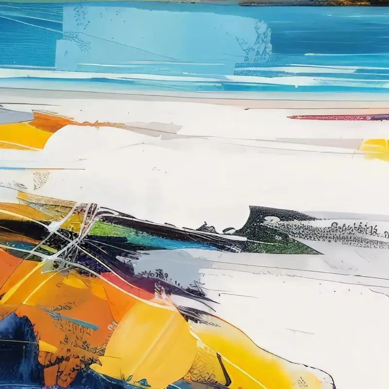 Modern Beach Abstract Art Print Modern Beach Abstract Art Print wall art product David Alexander Elder