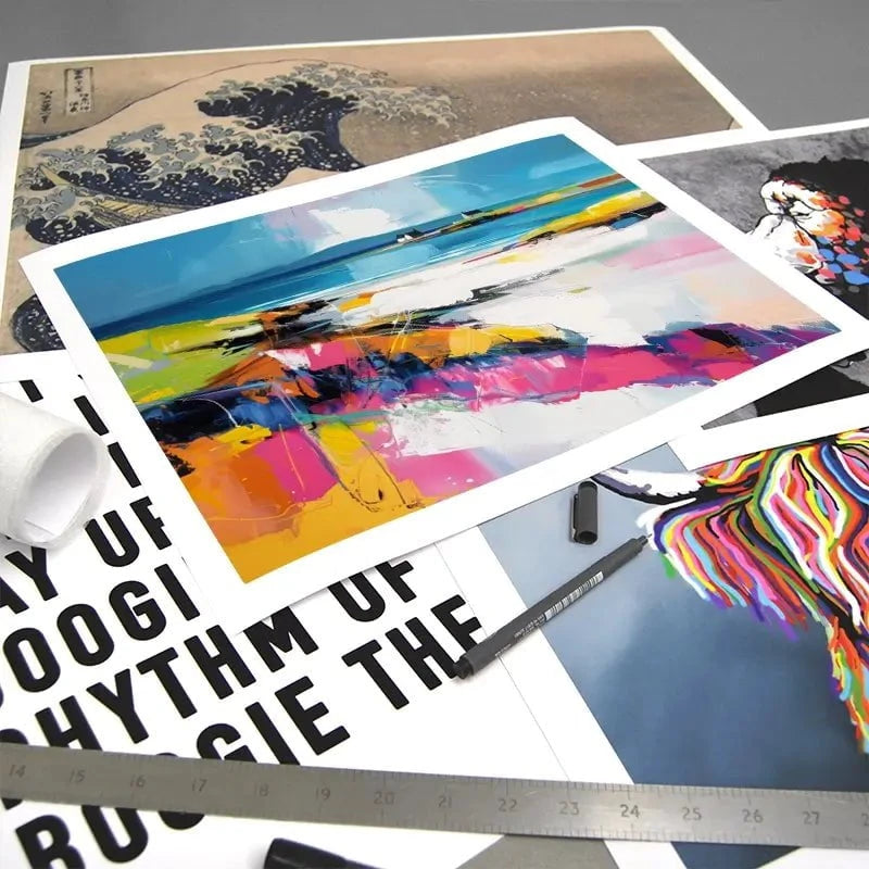 Modern Beach Abstract Art Print Modern Beach Abstract Art Print wall art product David Alexander Elder