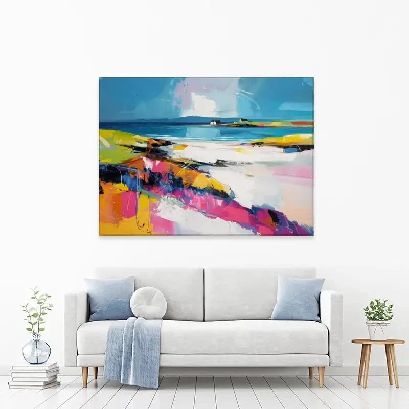 Modern Beach Abstract Canvas Print Modern Beach Abstract Canvas Print wall art product David Alexander Elder