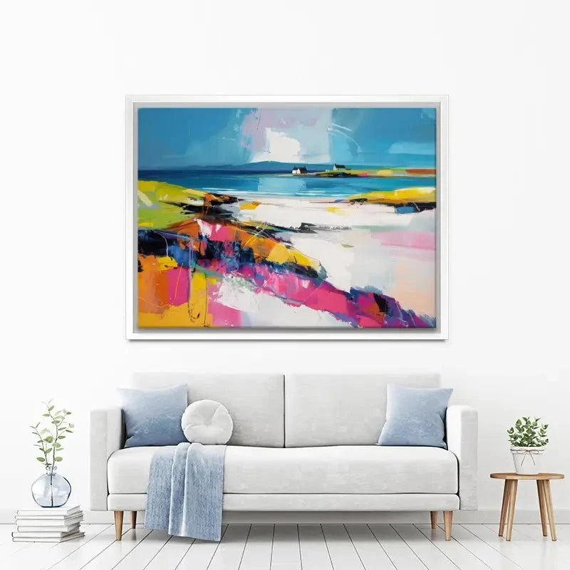 Modern Beach Abstract Canvas Print Modern Beach Abstract Canvas Print wall art product David Alexander Elder