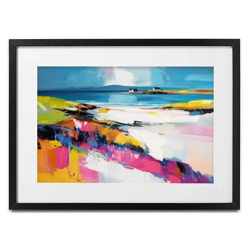 Modern Beach Abstract Framed Art Print Modern Beach Abstract Framed Art Print wall art product David Alexander Elder