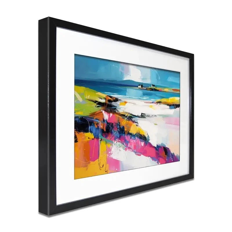 Modern Beach Abstract Framed Art Print Modern Beach Abstract Framed Art Print wall art product David Alexander Elder