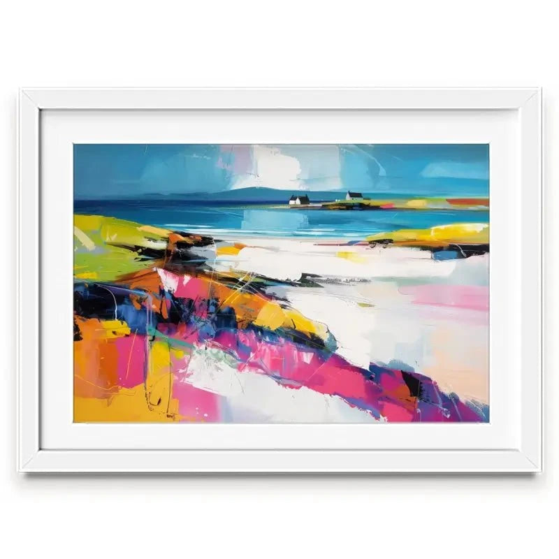 Modern Beach Abstract Framed Art Print Modern Beach Abstract Framed Art Print wall art product David Alexander Elder