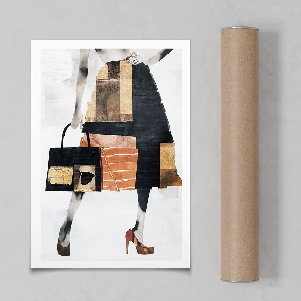 Modern Shopper Art Print Modern Shopper Art Print wall art product Svetlana Aleynikova