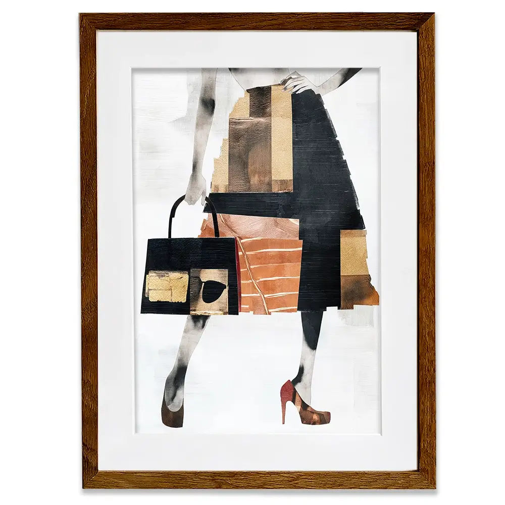 Modern Shopper Framed Art Print Modern Shopper Framed Art Print wall art product Svetlana Aleynikova