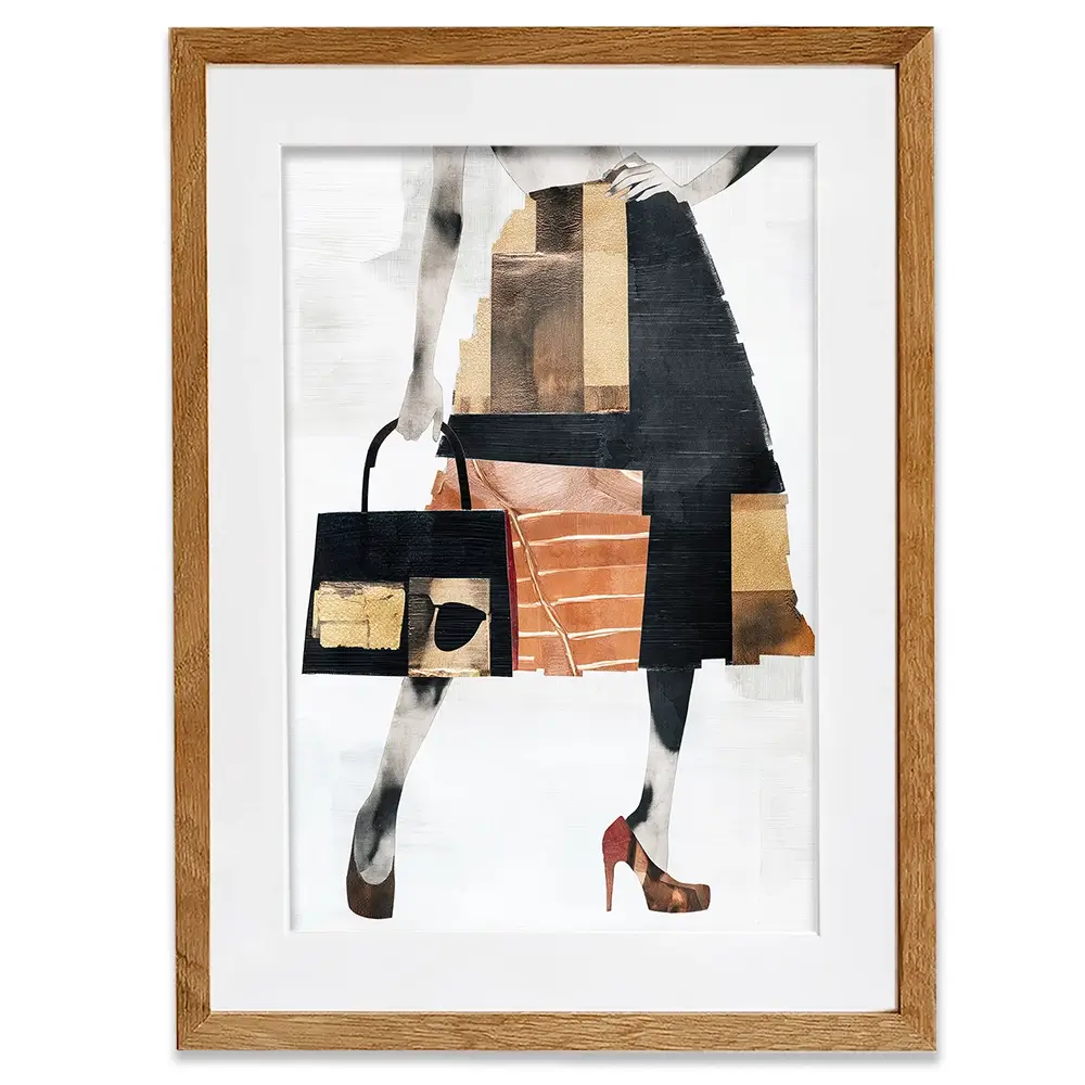 Modern Shopper Framed Art Print Modern Shopper Framed Art Print wall art product Svetlana Aleynikova