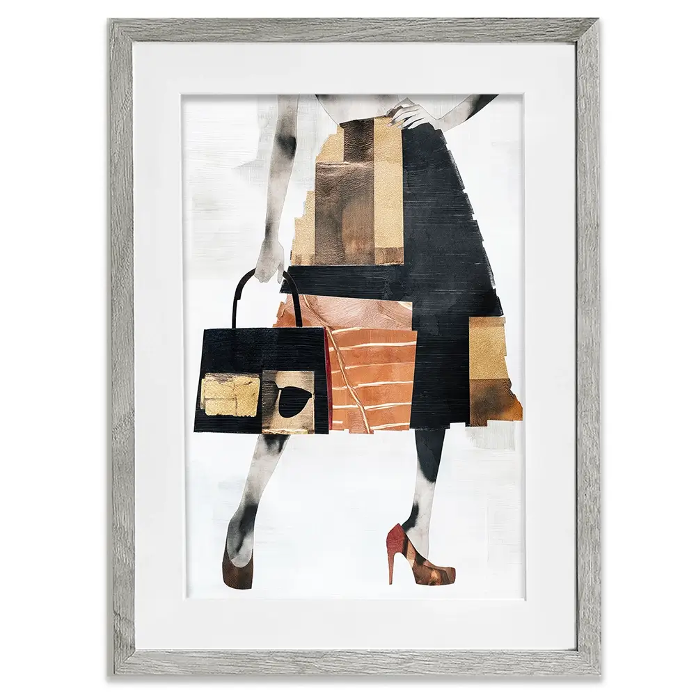Modern Shopper Framed Art Print Modern Shopper Framed Art Print wall art product Svetlana Aleynikova