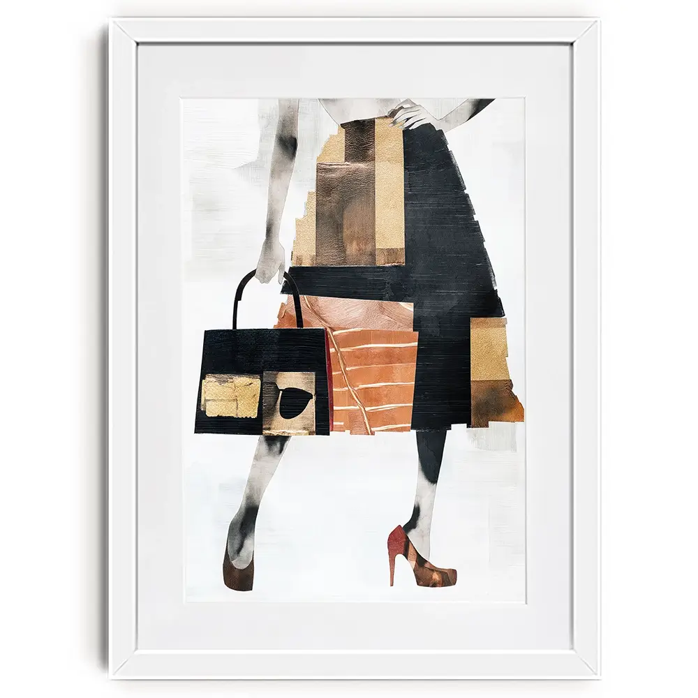 Modern Shopper Framed Art Print Modern Shopper Framed Art Print wall art product Svetlana Aleynikova