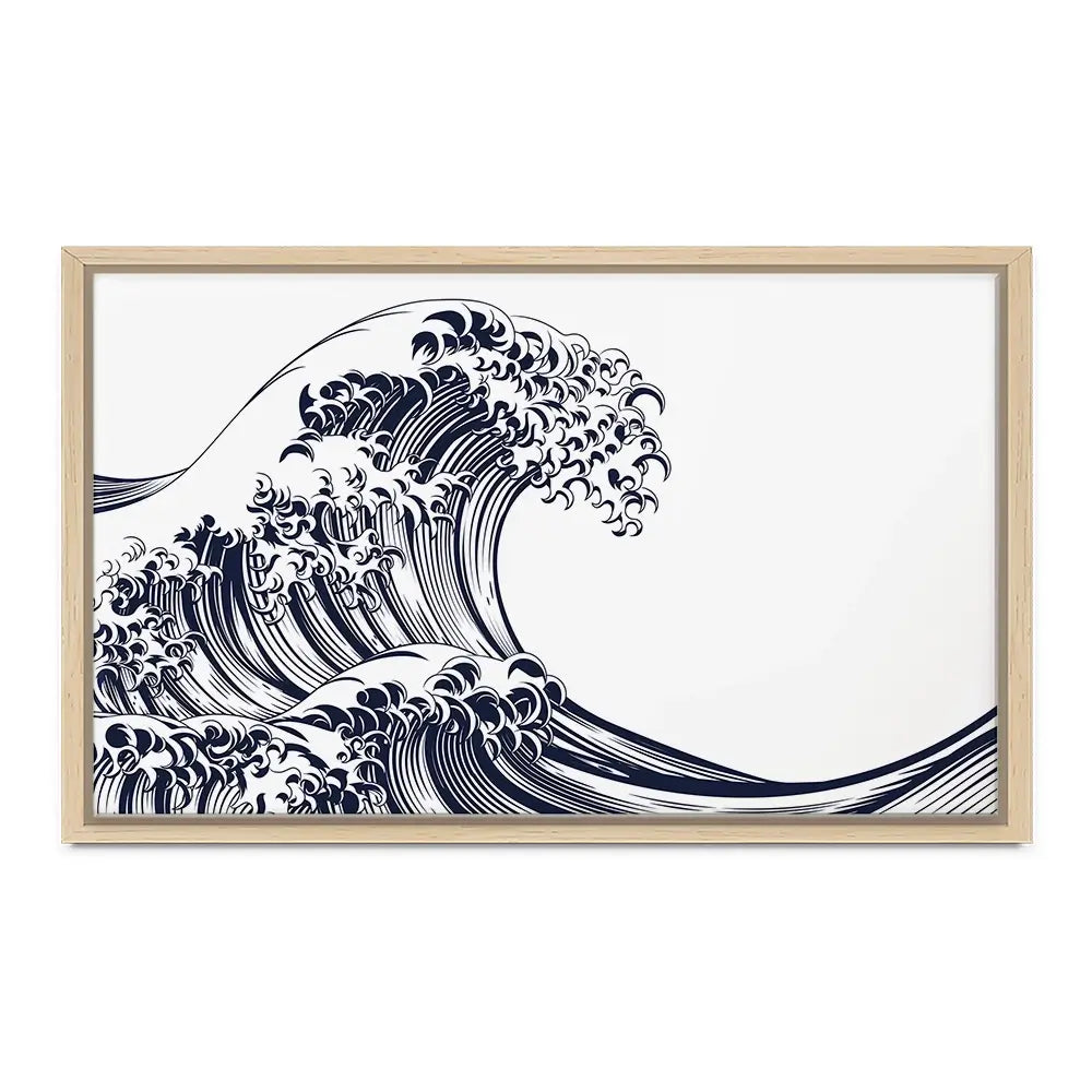 Modern Wave Canvas Print Modern Wave Canvas Print wall art product Christos Georghiou / Shutterstock