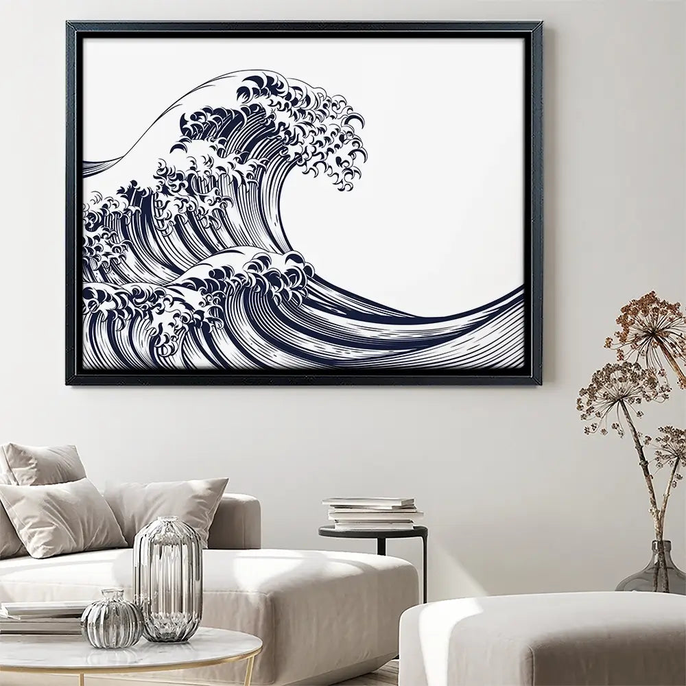 Modern Wave Canvas Print Modern Wave Canvas Print wall art product Christos Georghiou / Shutterstock