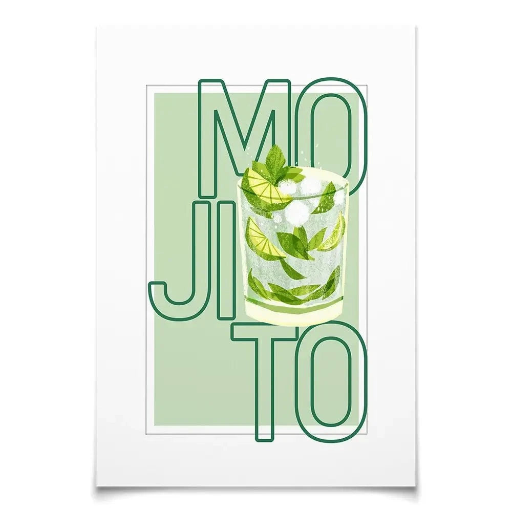 Mojito Art Print Mojito Art Print wall art product Art Print Shop