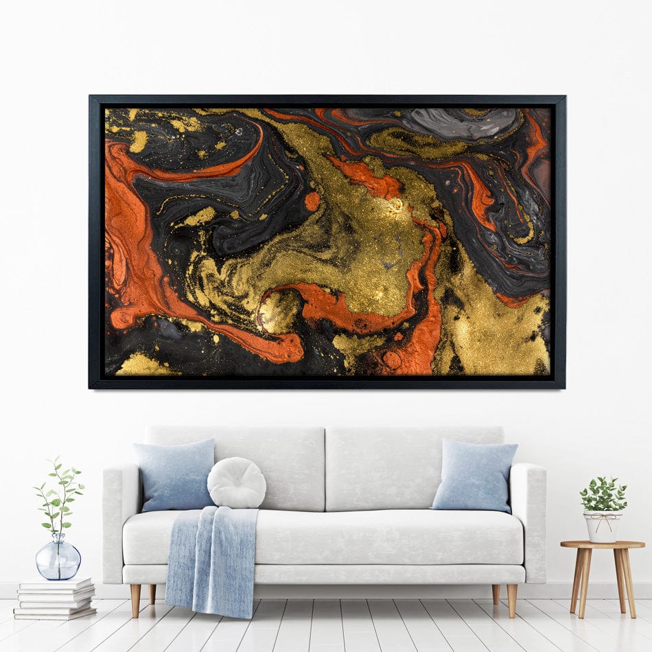 Molten Marble Canvas Print wall art product Ana Babii / Shutterstock