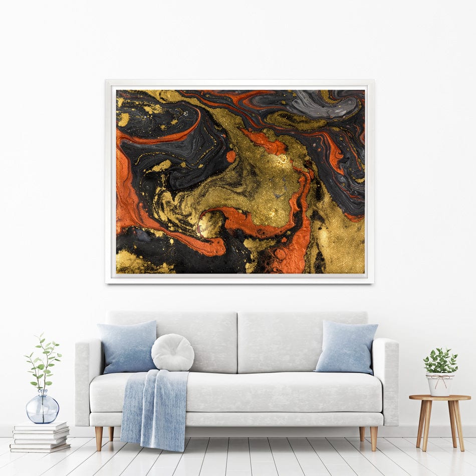 Molten Marble Canvas Print wall art product Ana Babii / Shutterstock