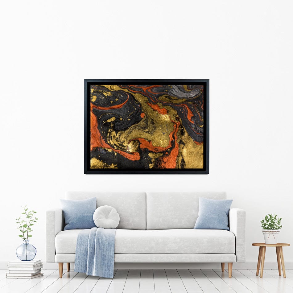 Molten Marble Canvas Print wall art product Ana Babii / Shutterstock