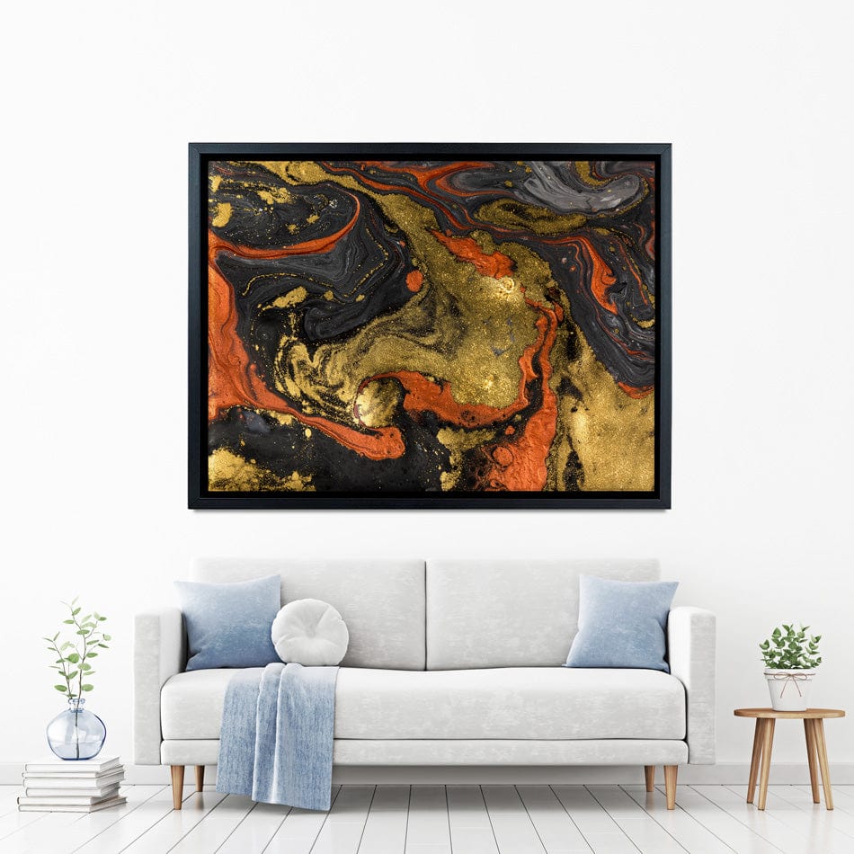 Molten Marble Canvas Print wall art product Ana Babii / Shutterstock