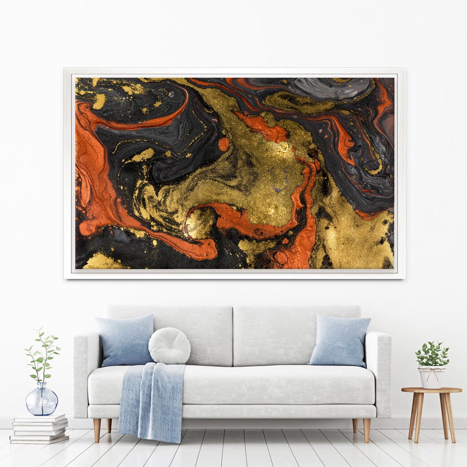 Molten Marble Canvas Print wall art product Ana Babii / Shutterstock