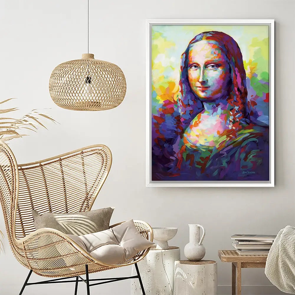 Mona Lisa Canvas Print Mona Lisa Canvas Print wall art product Leon Devenice