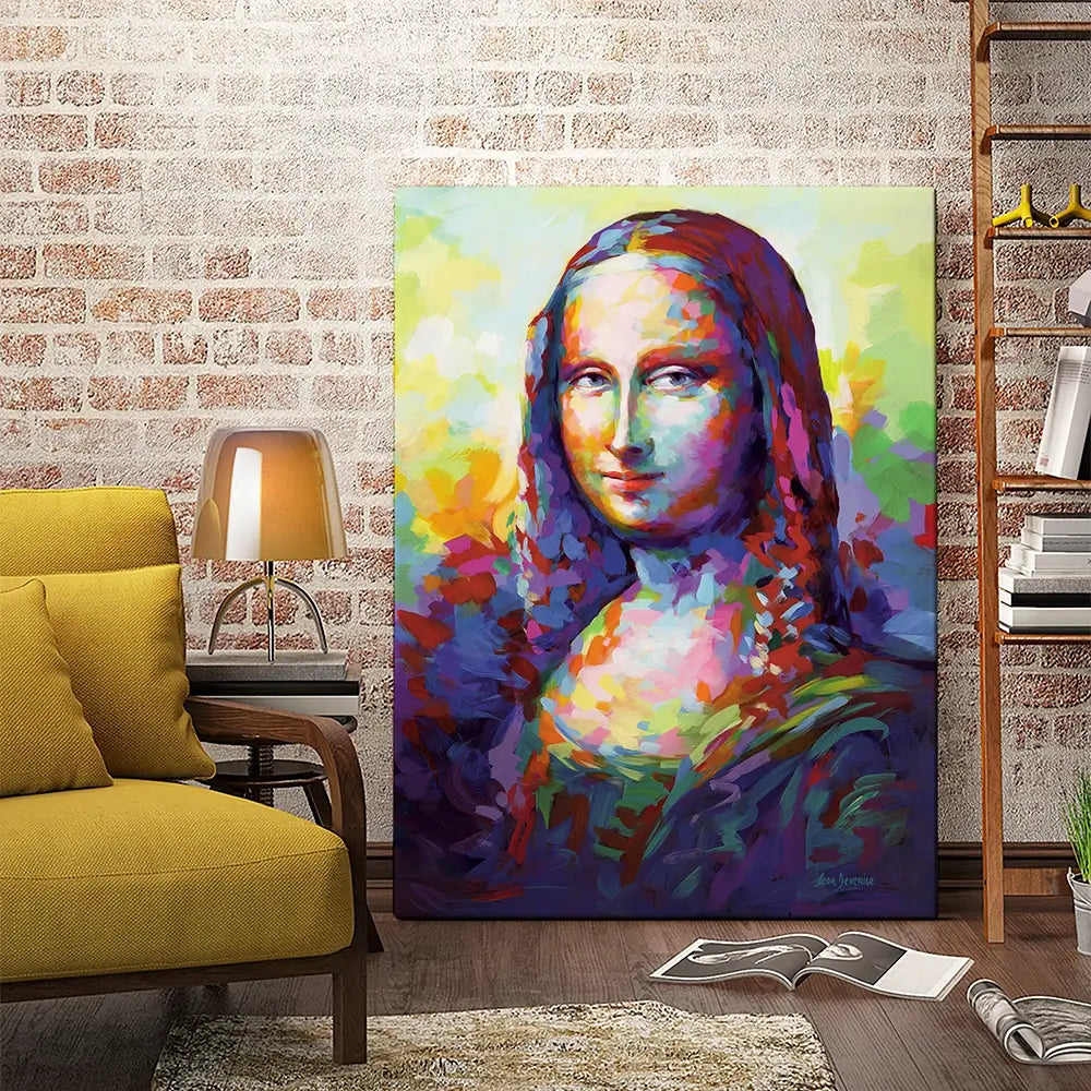 Mona Lisa Canvas Print Mona Lisa Canvas Print wall art product Leon Devenice