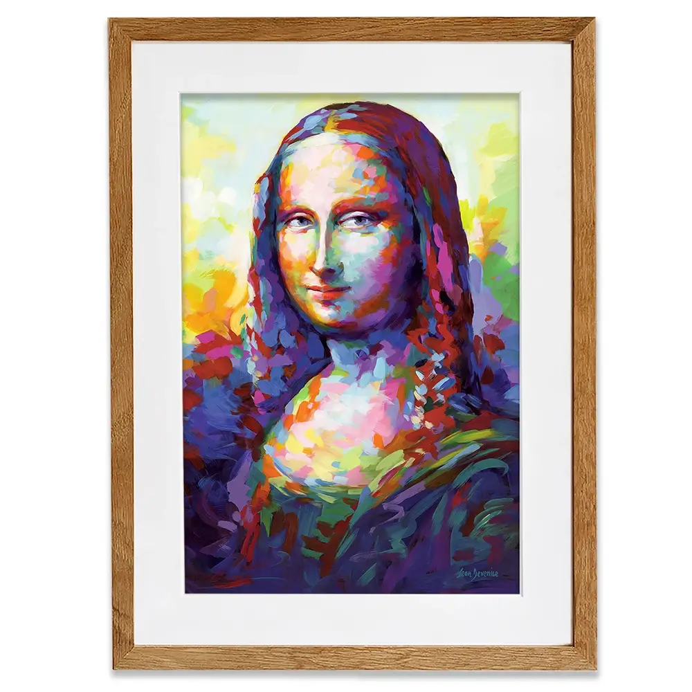 Mona Lisa Framed Art Print Mona Lisa Framed Art Print wall art product Leon Devenice