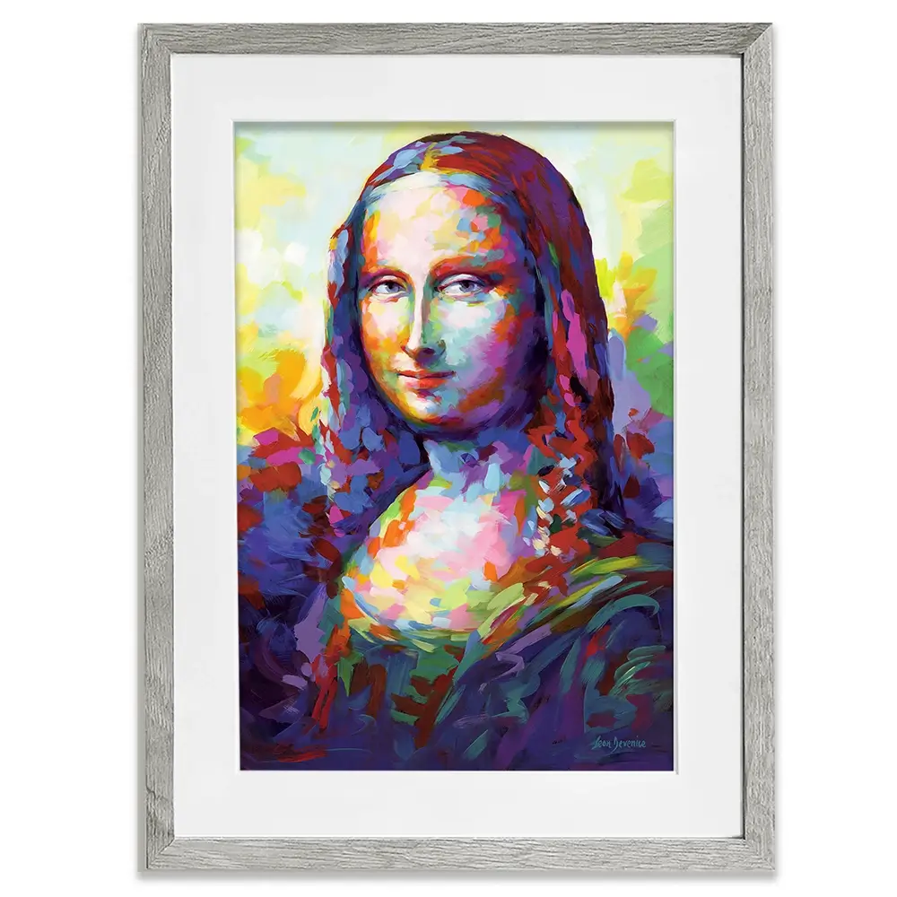 Mona Lisa Framed Art Print Mona Lisa Framed Art Print wall art product Leon Devenice
