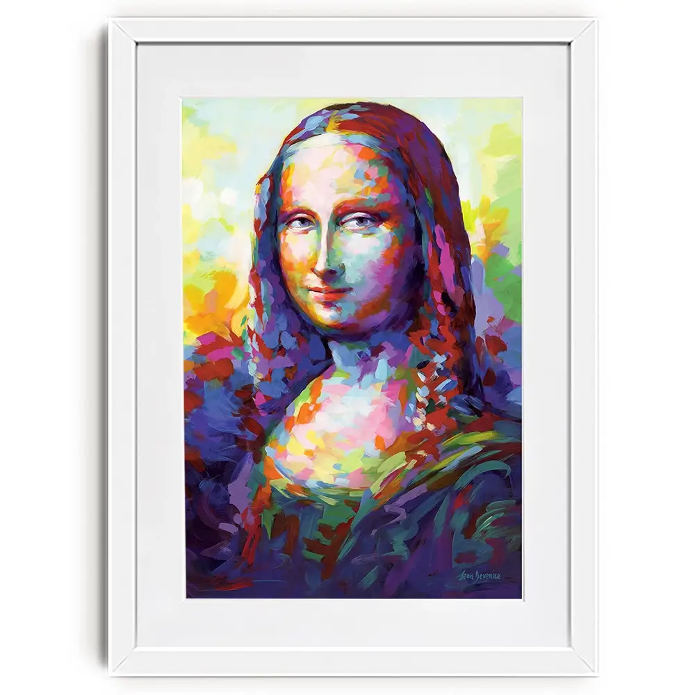 Mona Lisa Framed Art Print Mona Lisa Framed Art Print wall art product Leon Devenice