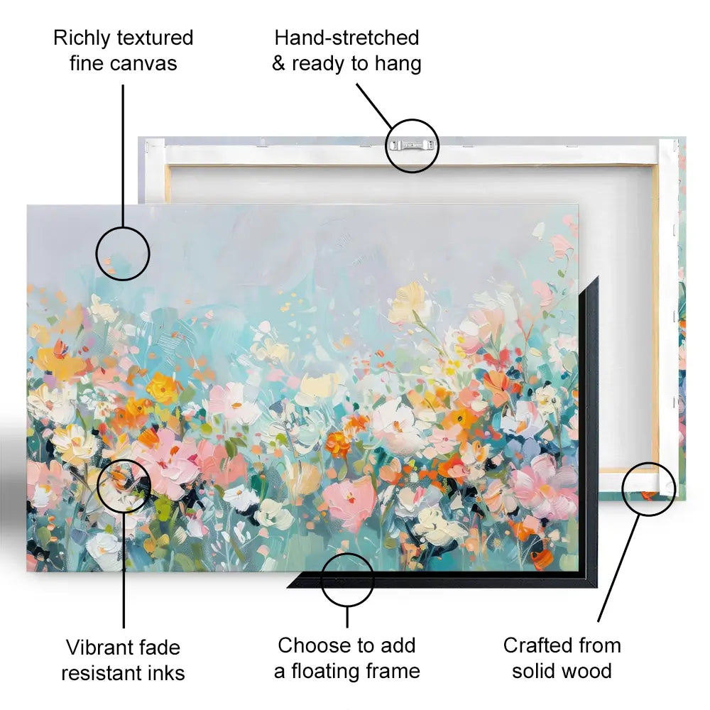 Monet Garden Canvas Print Monet Garden Canvas Print wall art product Creative Studio - Independent