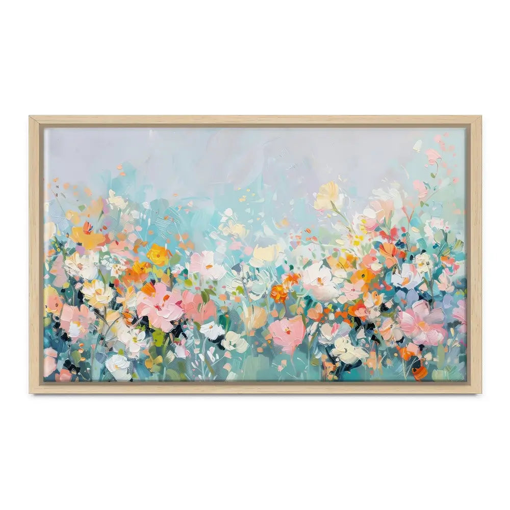 Monet Garden Oversized Canvas Print Monet Garden Oversized Canvas Print wall art product Art Print Shop