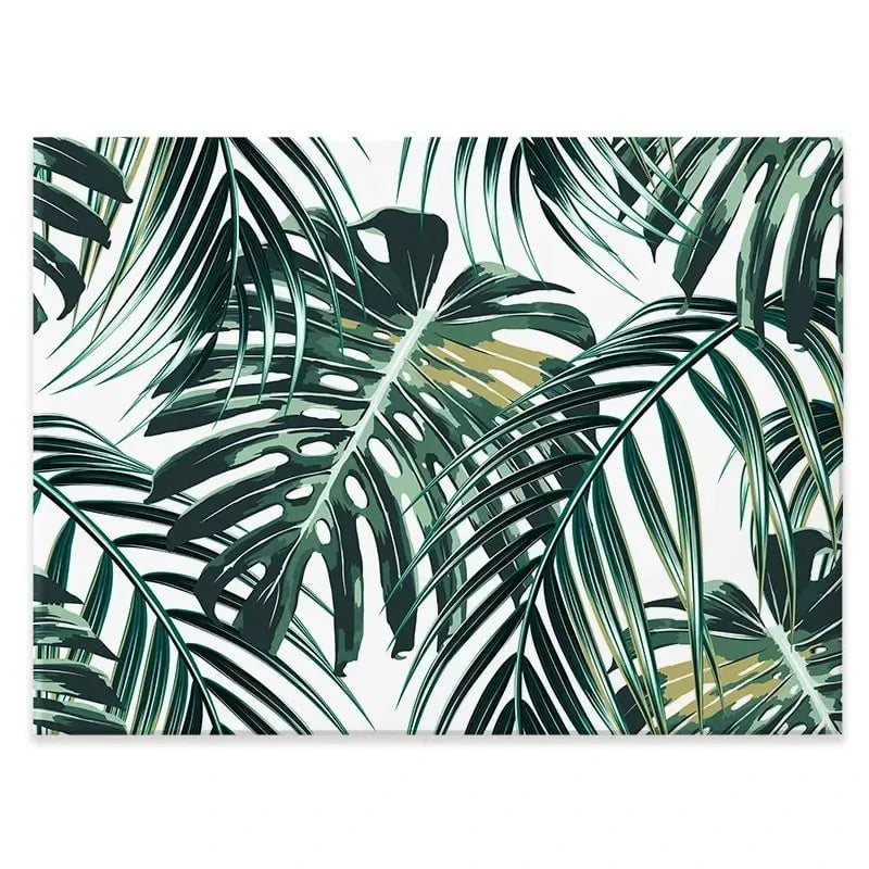 Monstera Leaves 2 Canvas Print Monstera Leaves 2 Canvas Print wall art product NataliaKo / Shutterstock