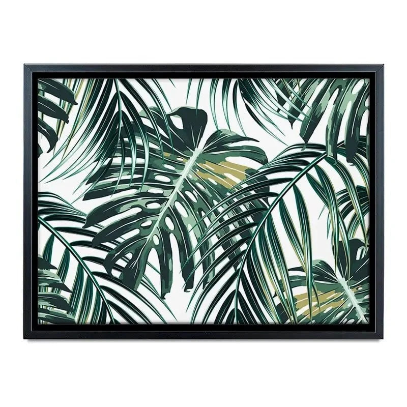 Monstera Leaves 2 Canvas Print Monstera Leaves 2 Canvas Print wall art product NataliaKo / Shutterstock