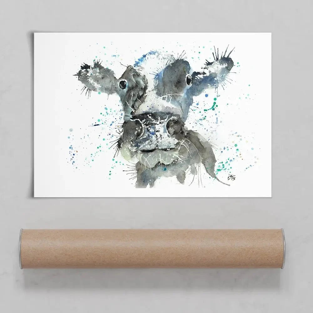 Moo Art Print Moo Art Print wall art product Jamie Taylor