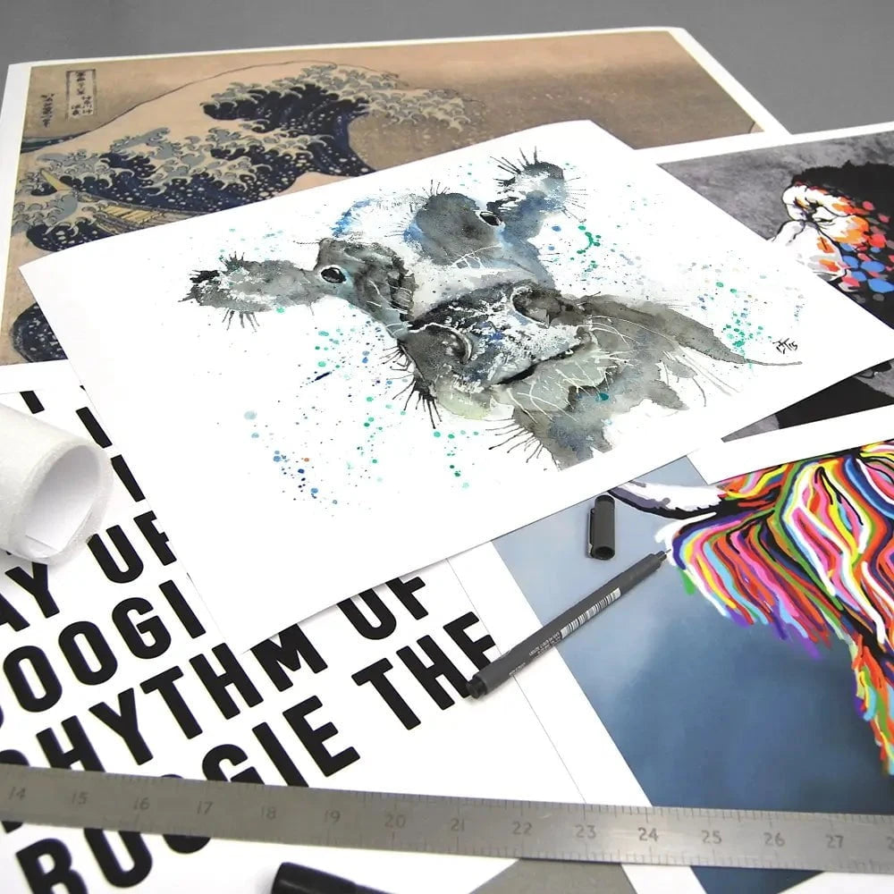 Moo Art Print Moo Art Print wall art product Jamie Taylor