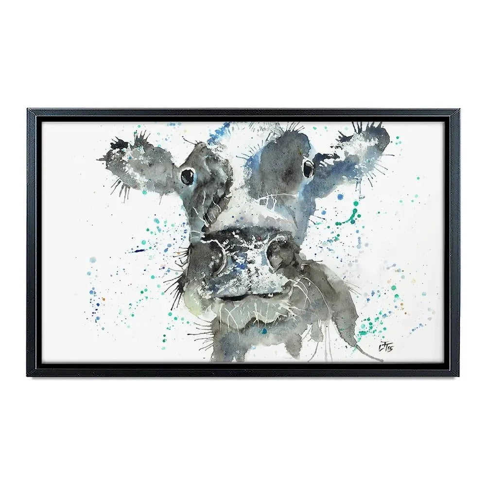 Moo Canvas Print Moo Canvas Print wall art product Jamie Taylor