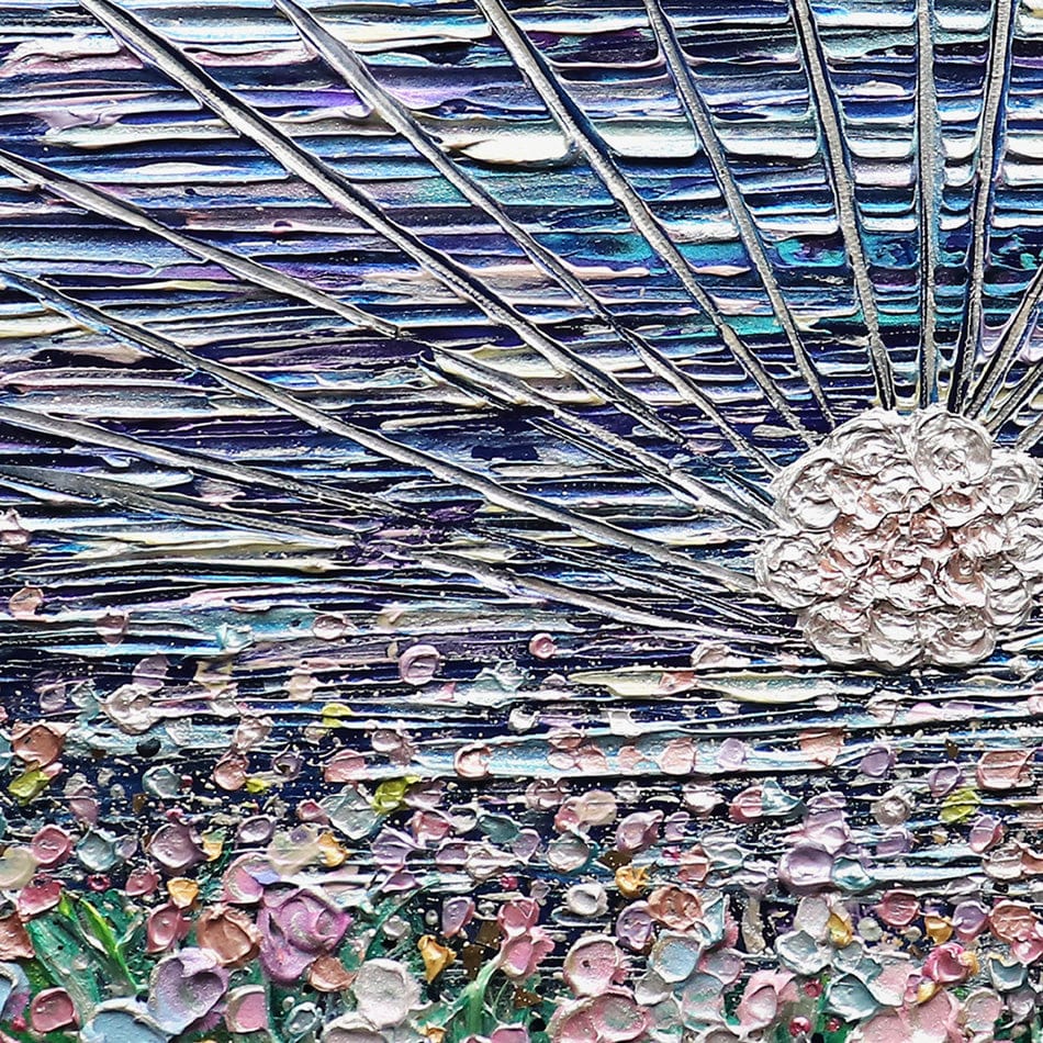 Moon Flower Canvas Print wall art product Expression By Nada