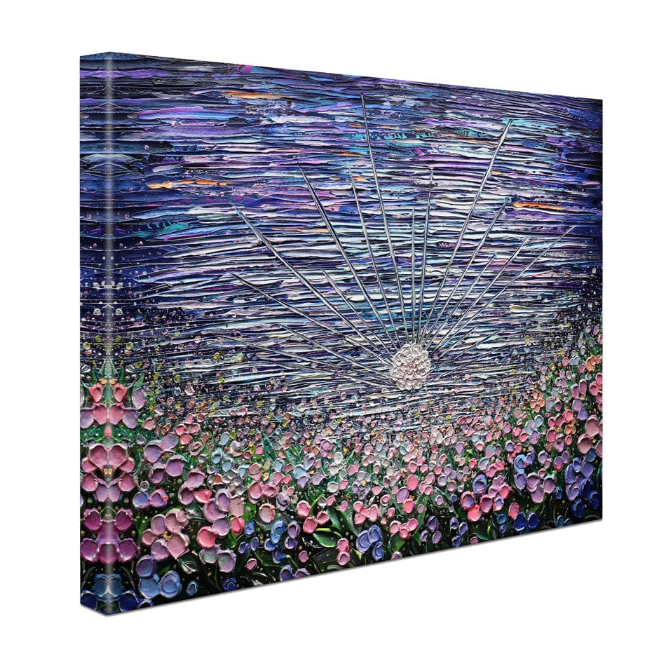 Moon Flower Canvas Print wall art product Expression By Nada