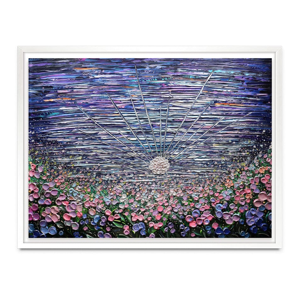 Moon Flower Canvas Print wall art product Expression By Nada