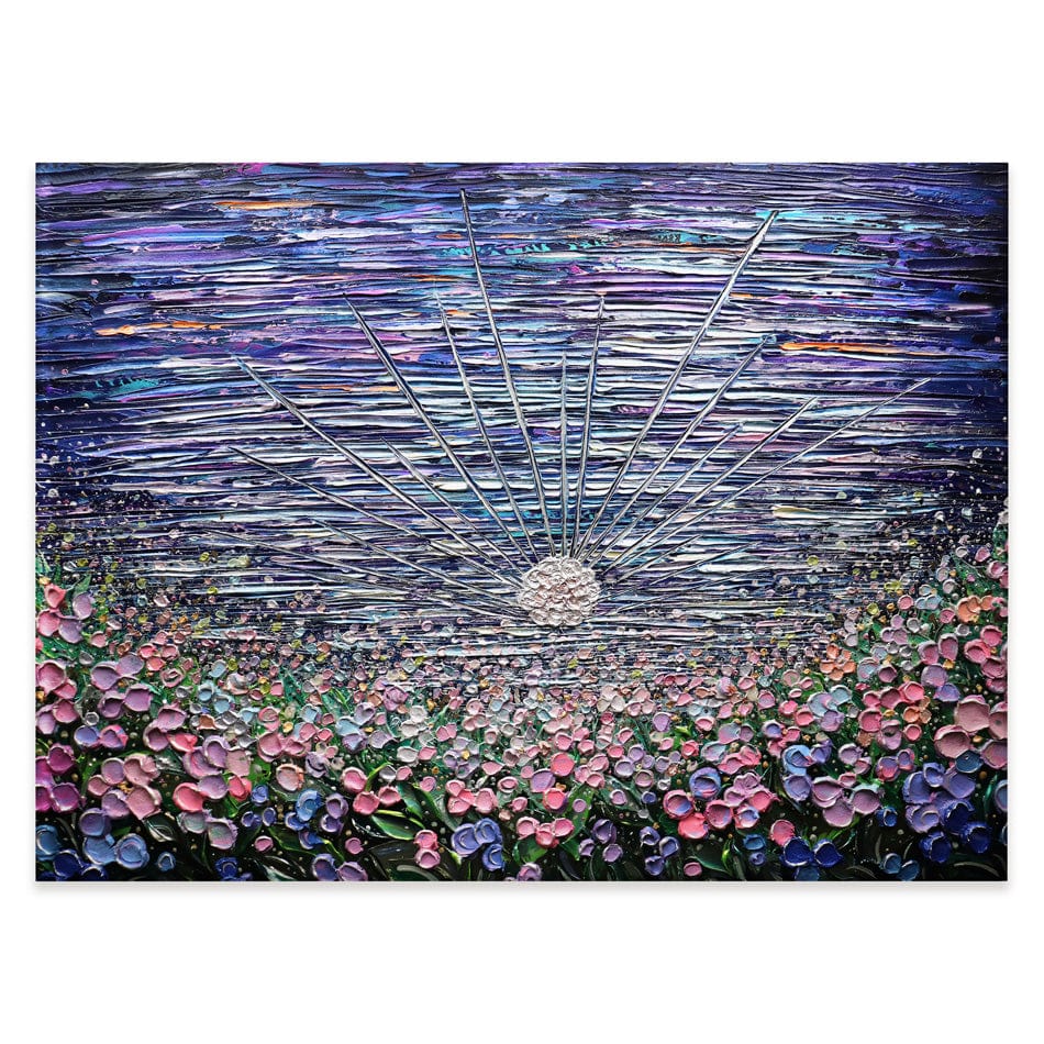 Moon Flower Canvas Print wall art product Expression By Nada