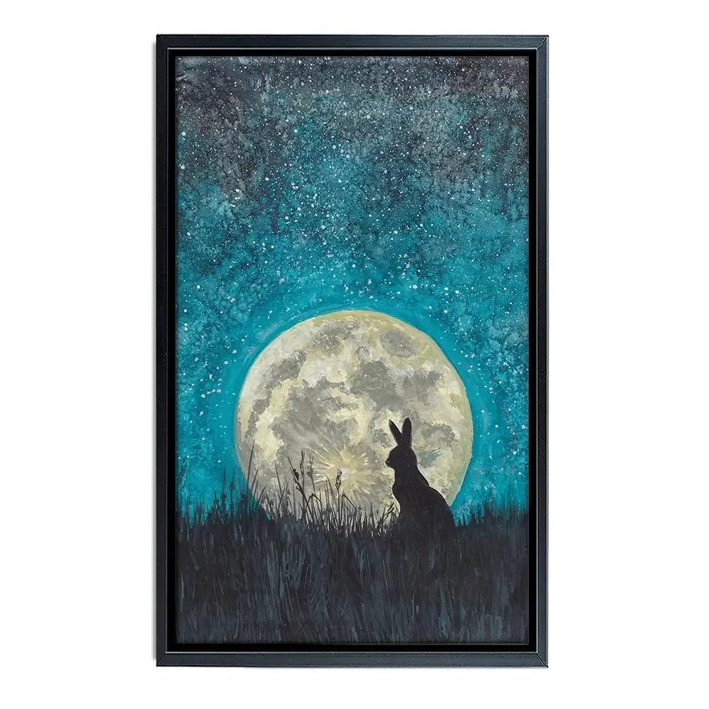 Moon Hare Canvas Print Moon Hare Canvas Print wall art product Xandpic / Shutterstock