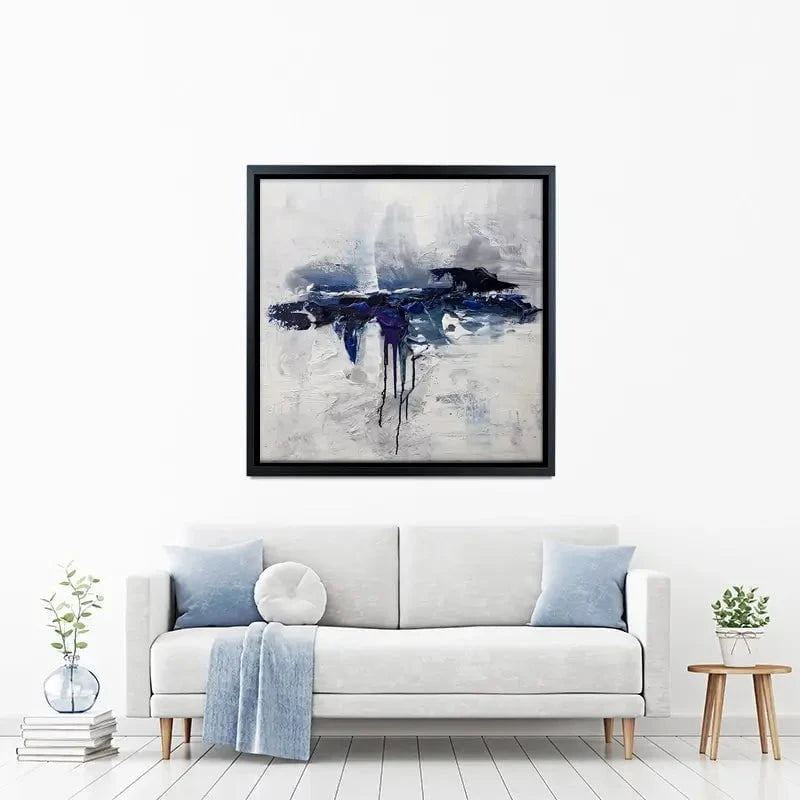 Moon Ocean Canvas Print Moon Ocean Canvas Print wall art product Osnat Tzadok