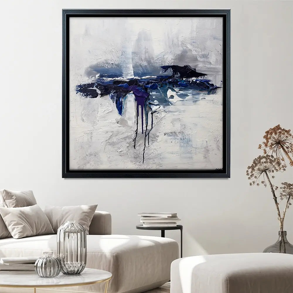 Moon Ocean Canvas Print Moon Ocean Canvas Print wall art product Osnat Tzadok