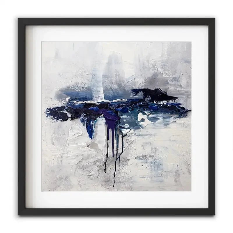 Moon Ocean Framed Art Print Moon Ocean Framed Art Print wall art product Osnat Tzadok