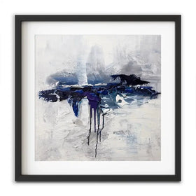 Moon Ocean Framed Art Print Moon Ocean Framed Art Print wall art product Osnat Tzadok