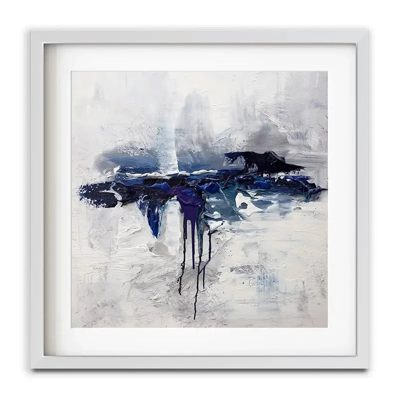 Moon Ocean Framed Art Print Moon Ocean Framed Art Print wall art product Osnat Tzadok