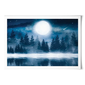 Moonlight Art Print Moonlight Art Print wall art product Mia Stendal / Shutterstock