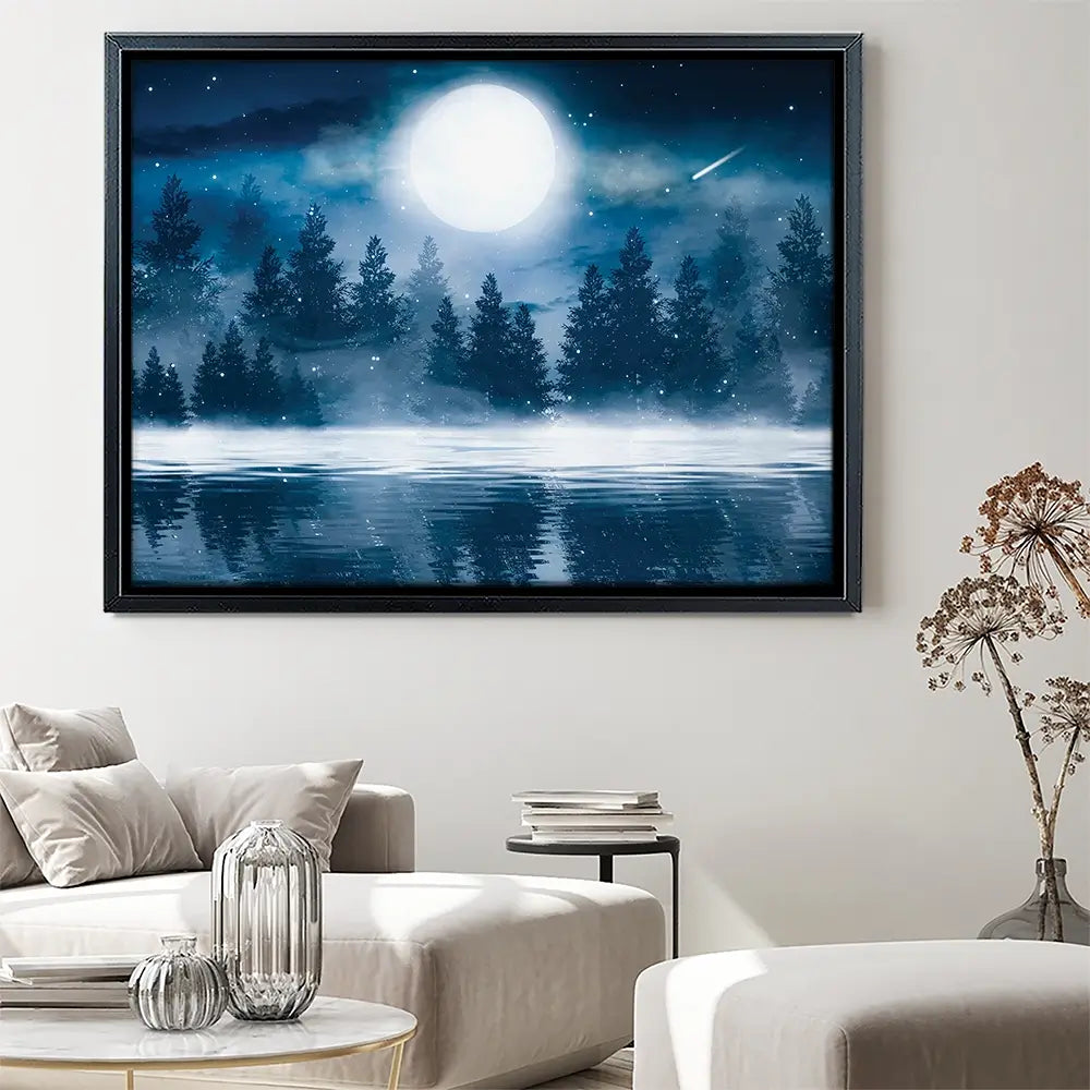 Moonlight Canvas Print Moonlight Canvas Print wall art product Mia Stendal / Shutterstock