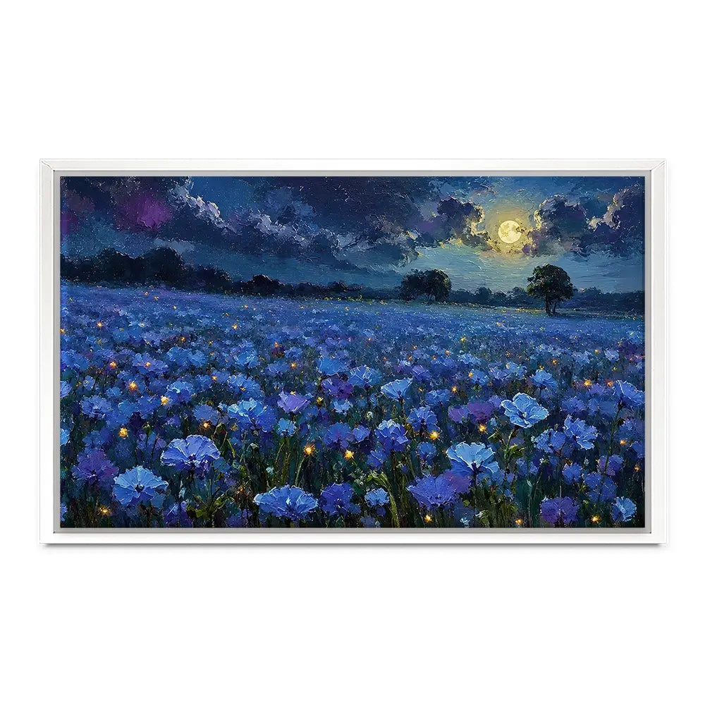 Moonlight Magic Meadow Canvas Print Moonlight Magic Meadow Canvas Print wall art product David Alexander Elder