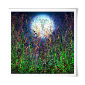 Moonlight Shadows Square Art Print Moonlight Shadows Square Art Print wall art product Lena Owens - Independent