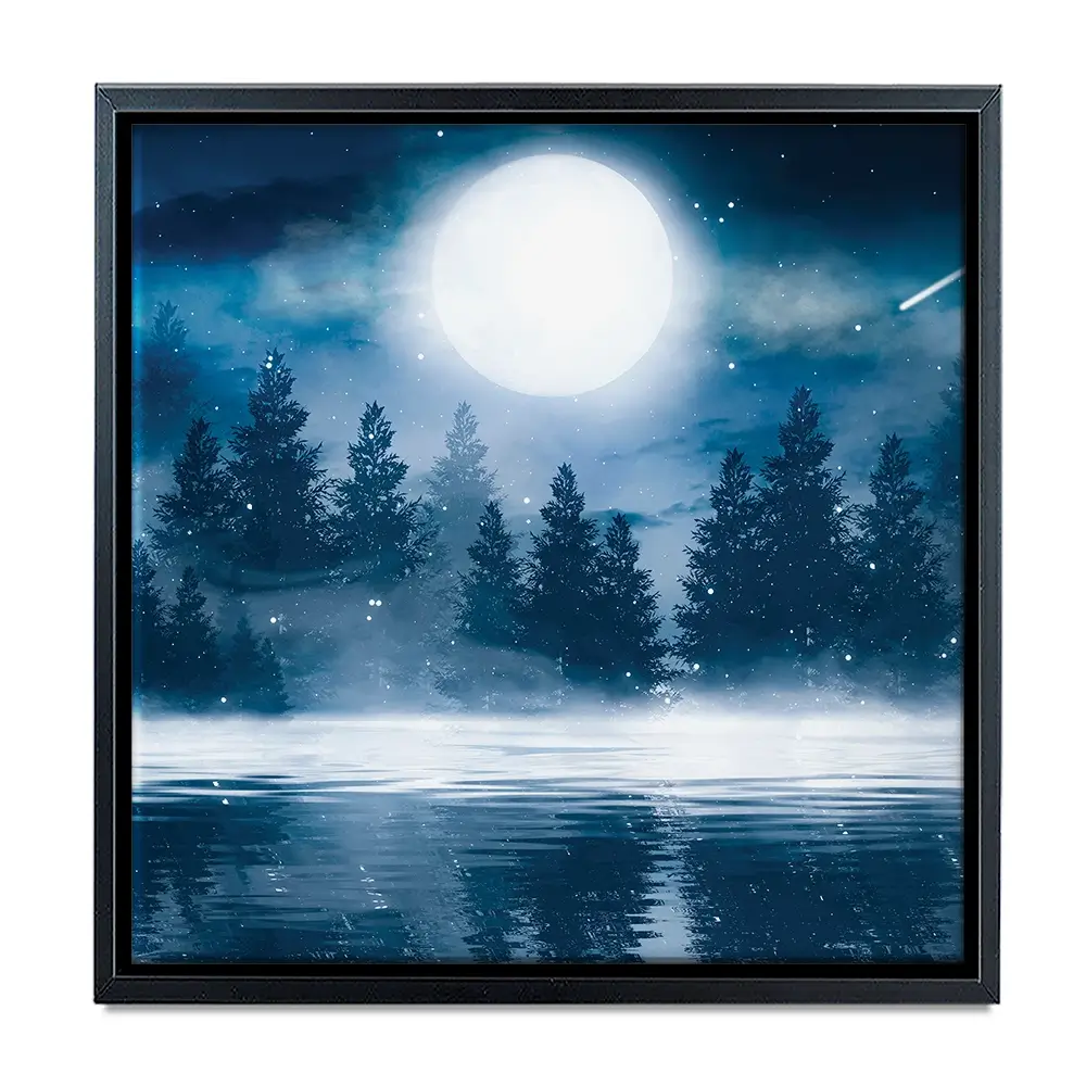 Moonlight Square Canvas Print Moonlight Square Canvas Print wall art product Mia Stendal / Shutterstock